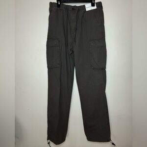 Gray cargo pants